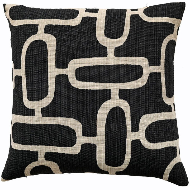 Atmacha Home And Living Cushion 50x50 cm / Black Large Edison Black Cushion 50 X 50