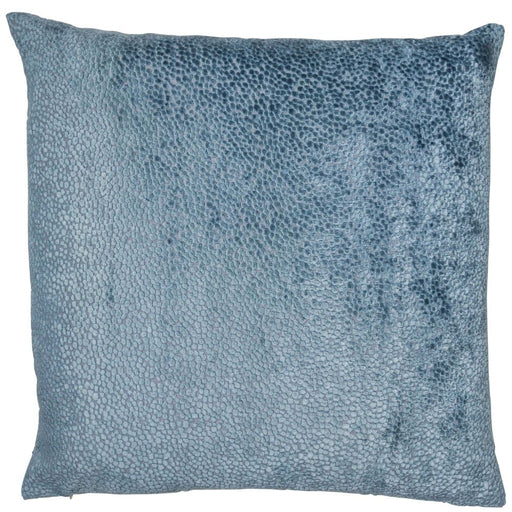 Atmacha Home And Living Cushion 56x56 cm / Blue Cut Velvet Dots Blue Cushion 56 X 56