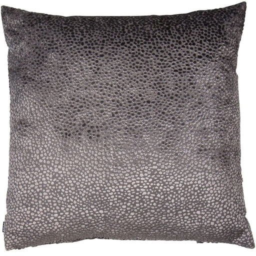 Atmacha Home And Living Cushion 56x56 cm / Grey Burnt Velvet Cushion Silver 56 X 56