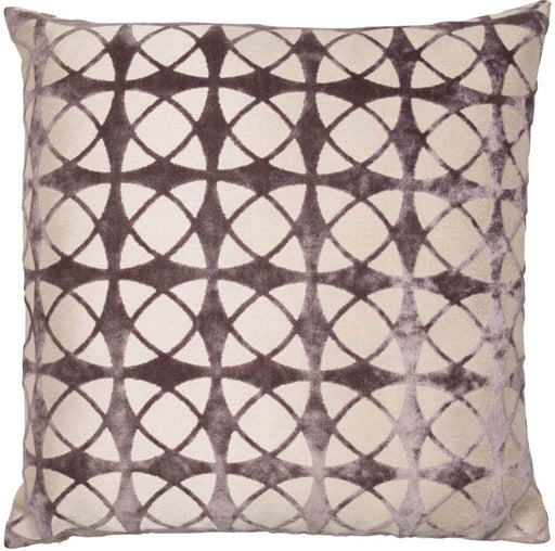Atmacha Home And Living Cushion 56x56 cm / Grey Cut Velvet Spiral Grey Cushion 56 X 56