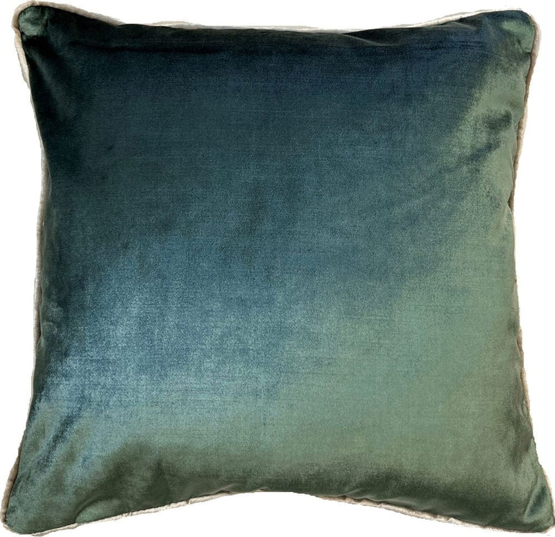 Atmacha Home And Living Cushion 59x59 cm / Sage Twofaced Sage And Gold Large Cushion - Paul Moneypenny Collection (59x59 cm)