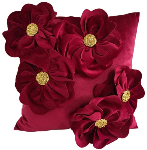 Atmacha Home And Living Cushion Fuschia / 45x45cm BLOOMING WONDERFUL FUSCHIA CUSHION / 45x45cm