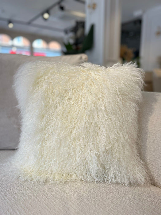 Atmacha Home And Living Cushion Mongolian White Cushion 40 X 40