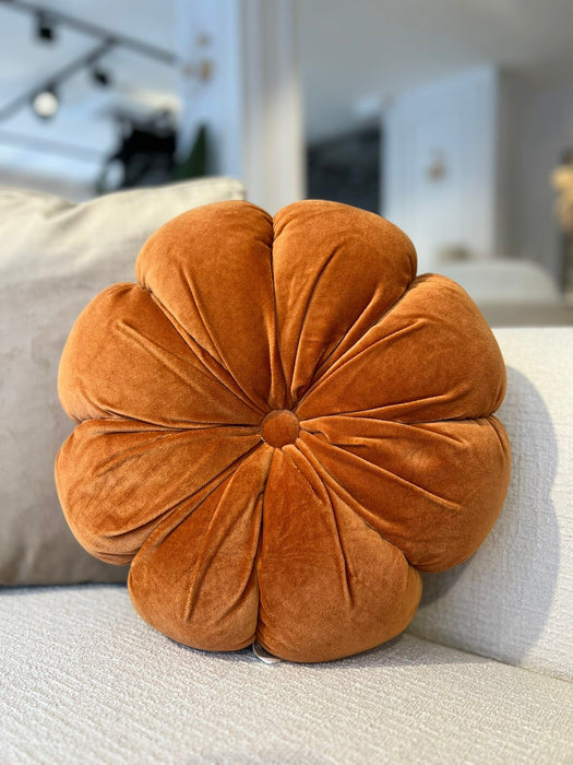 Atmacha Home And Living Cushion Round Fleur Rust Cushion