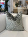 Atmacha Home And Living Cushion Spoton Sage Leopard Velvet Cushion - Paul Moneypenny Collection (43x43 cm)