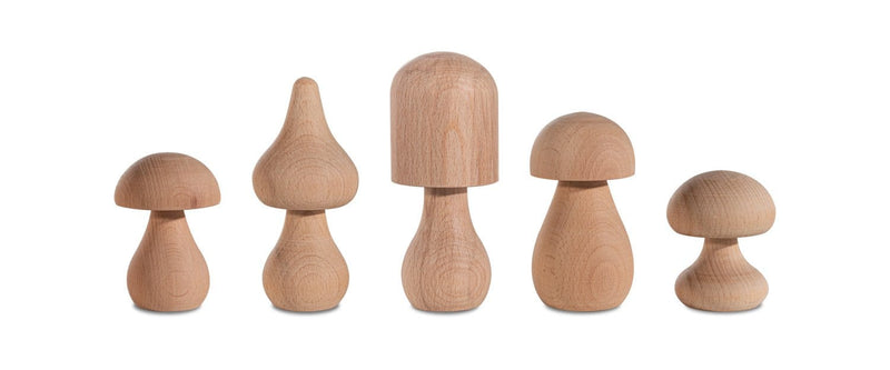 Atmacha Home And Living Decorative Accessory Wooden Mushroom Cassia Decorative Accessory
