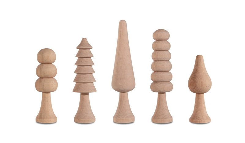 Atmacha Home And Living Decorative Accessory Wooden Tree Set Cassia Decorative Accessory