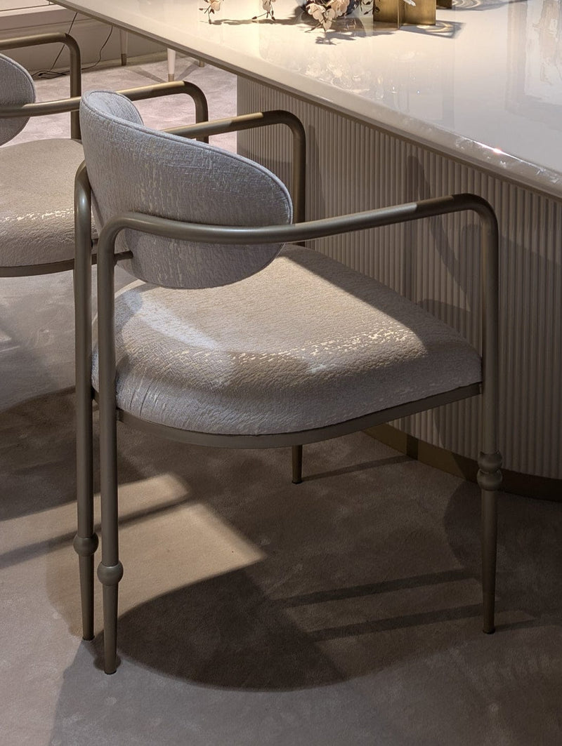 Atmacha Home And Living Dining Room Set Dining Table With 6 Chairs & Sideboard With Mirror / Antique Brass Knightsbridge Cream Dining Room Set | Dining Table & 6 Chairs & Sideboard & Mirror