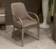 Atmacha Home And Living Dining Room Set Dining Table With 6 Chairs & Sideboard With Mirror / Gold Valencia Dining Room Set | Dining Table & 6 Chairs & Sideboard & Mirror