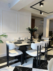 Atmacha Home And Living Dining Table Bella Automatic Extendable Dining Table