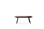 Atmacha Home And Living Dining Table Black Luminor Extendable Dining Table