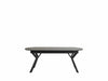 Atmacha Home And Living Dining Table Black Marble Effect Ursano Extandable Dining Table