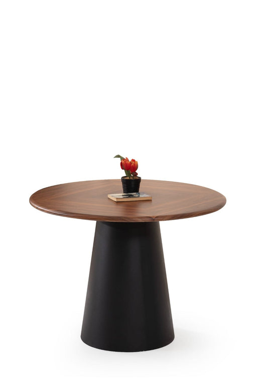 Atmacha Home And Living Dining Table Black / MDF, Walnut Veneer, Metal / Standard Danilo Dining  Table