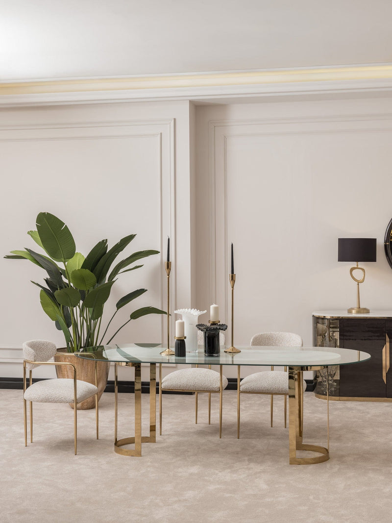 Atmacha Home And Living Dining Table Dining Table & 6 Chairs / 220 cm Vittoria Dining Table