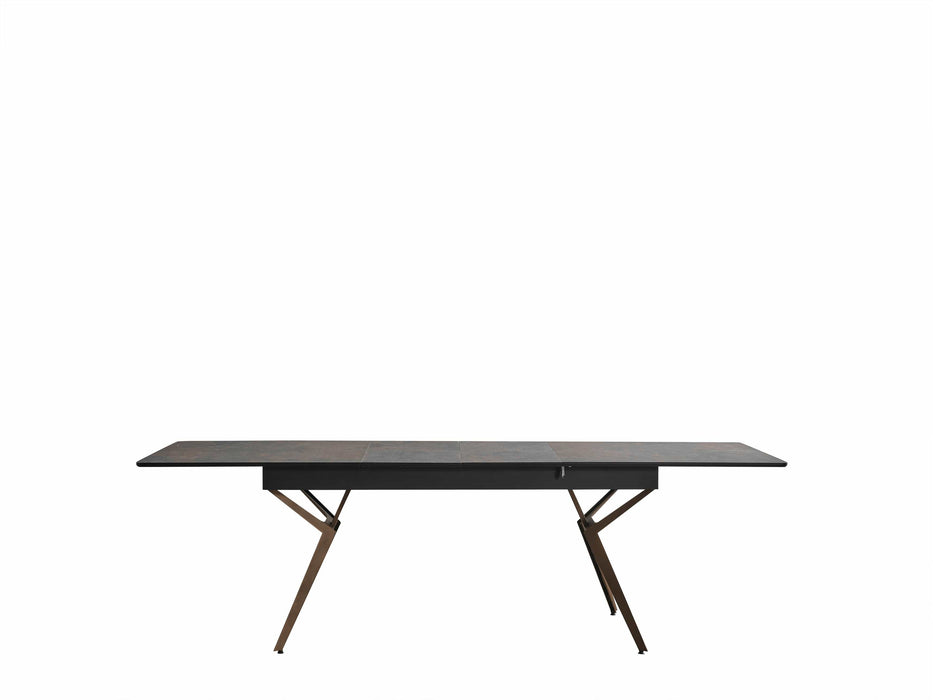 Atmacha Home And Living Dining Table Elowen Double Extendable Dining Table