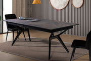 Atmacha Home And Living Dining Table Elowen Double Extendable Dining Table