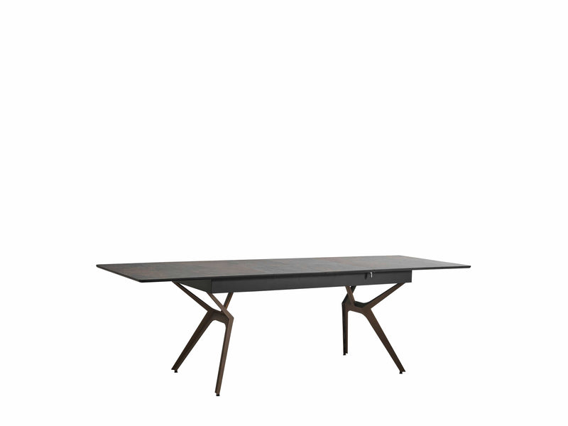 Atmacha Home And Living Dining Table Elowen Double Extendable Dining Table