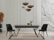 Atmacha Home And Living Dining Table Elowen Double Extendable Dining Table