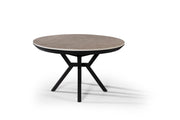 Atmacha Home And Living Dining Table Grey Maris Double Extendable Round Dining Table