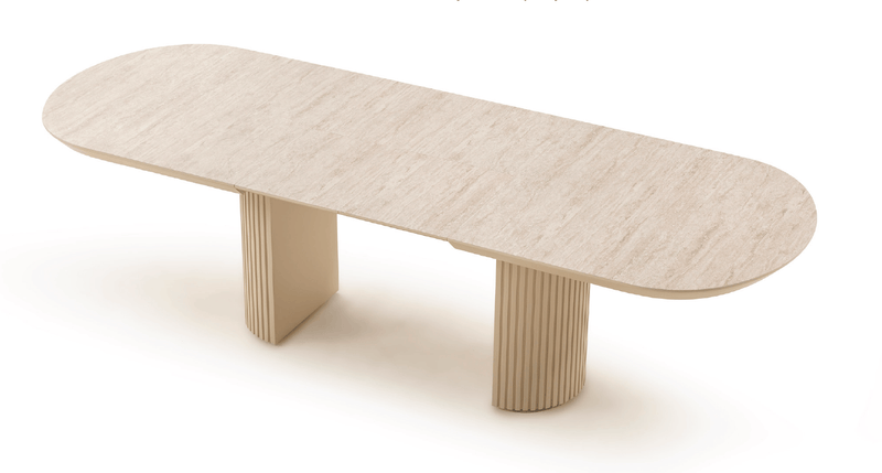 Atmacha Home And Living Dining Table Harmonia Double Extendable Dining Table