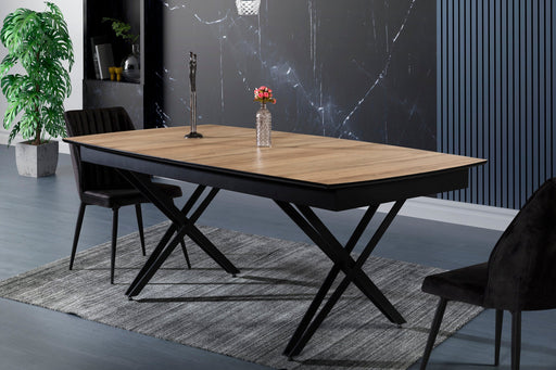 Atmacha Home And Living Dining Table OAK Elara Extendable Dining Table