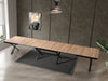 Atmacha Home And Living Dining Table OAK Longora Extanble Dining Table(180 to 480cm)