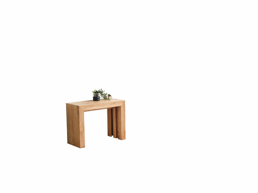 Atmacha Home And Living Dining Table OAK Magnor Quad Extendable Dining Table