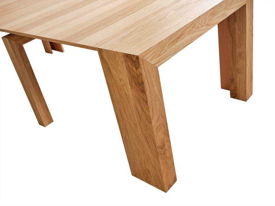 Atmacha Home And Living Dining Table OAK Magnor Quad Extendable Dining Table