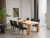 Atmacha Home And Living Dining Table OAK Magnor Quad Extendable Dining Table