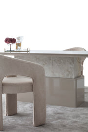 Atmacha Home And Living Dining Table Pearl Dining Table