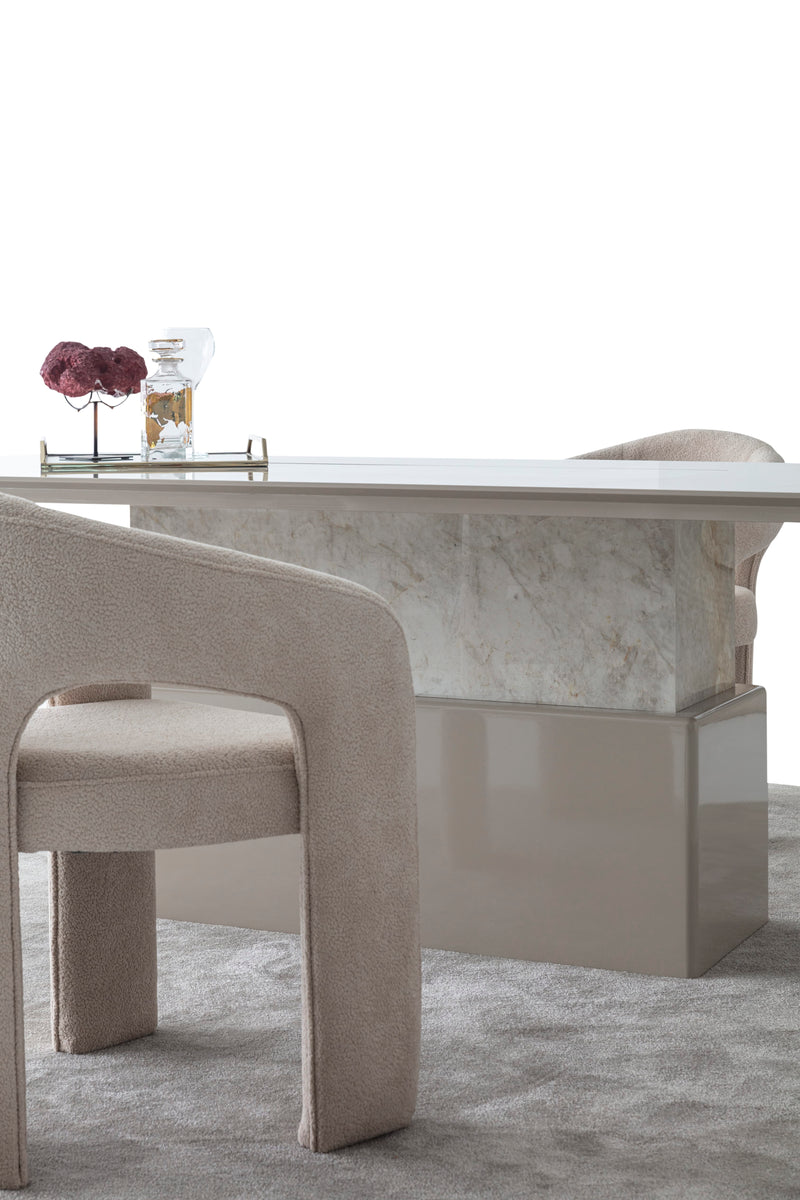 Atmacha Home And Living Dining Table Pearl Dining Table