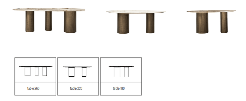 Atmacha Home And Living Dining Table Soprano Ceramic Dining Table