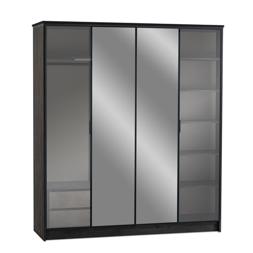 Atmacha Home And Living Display Cabinet Glass + Mirror Vigo Display Cabinet