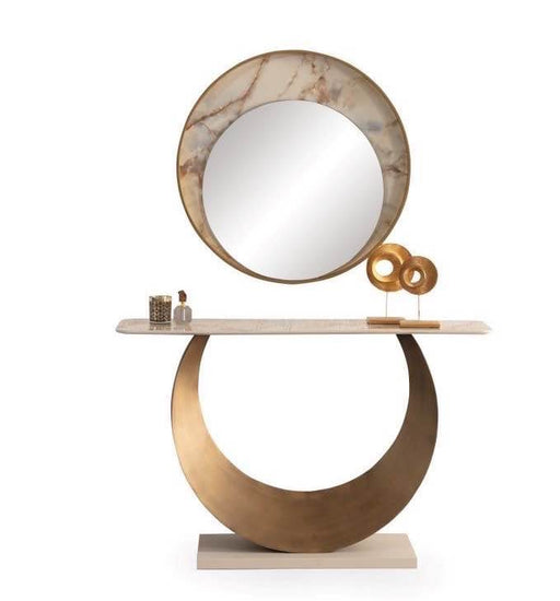 Atmacha Home And Living Dresser MDF, Walnut Veneer, Metal / Brass Cali Dresser