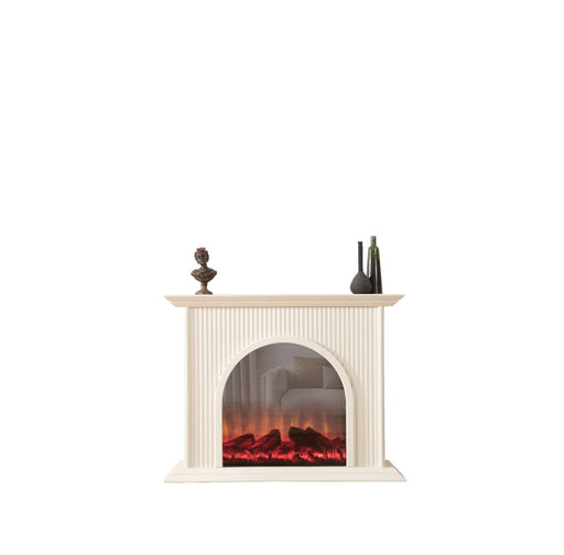 Atmacha Home And Living Fireplace Ecru Olivia Fireplace