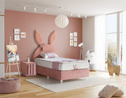 Atmacha Home And Living Kids Room 90x190 cm Bunny Bed With Storage