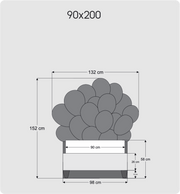 Atmacha Home And Living Kids Room Balloon Bed With Storage