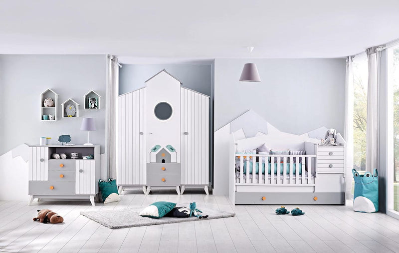 Atmacha Home And Living Kids Room BIRDHOUSE Kids Room Chest of Drawers