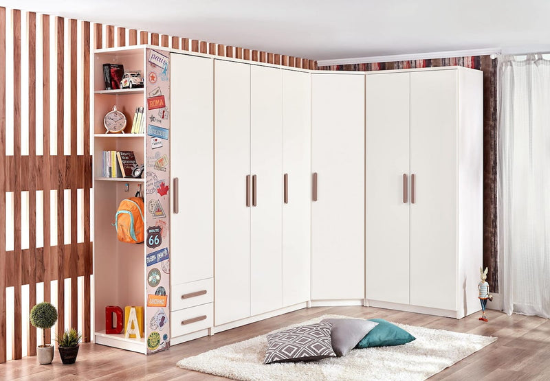 Atmacha Home And Living Kids Room Joy In Young Room Corner Wardrobe