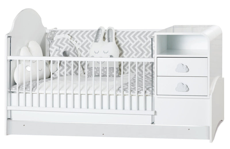 Atmacha Home And Living Kids Room Polly Baby Room Extendable Bed(80x180)