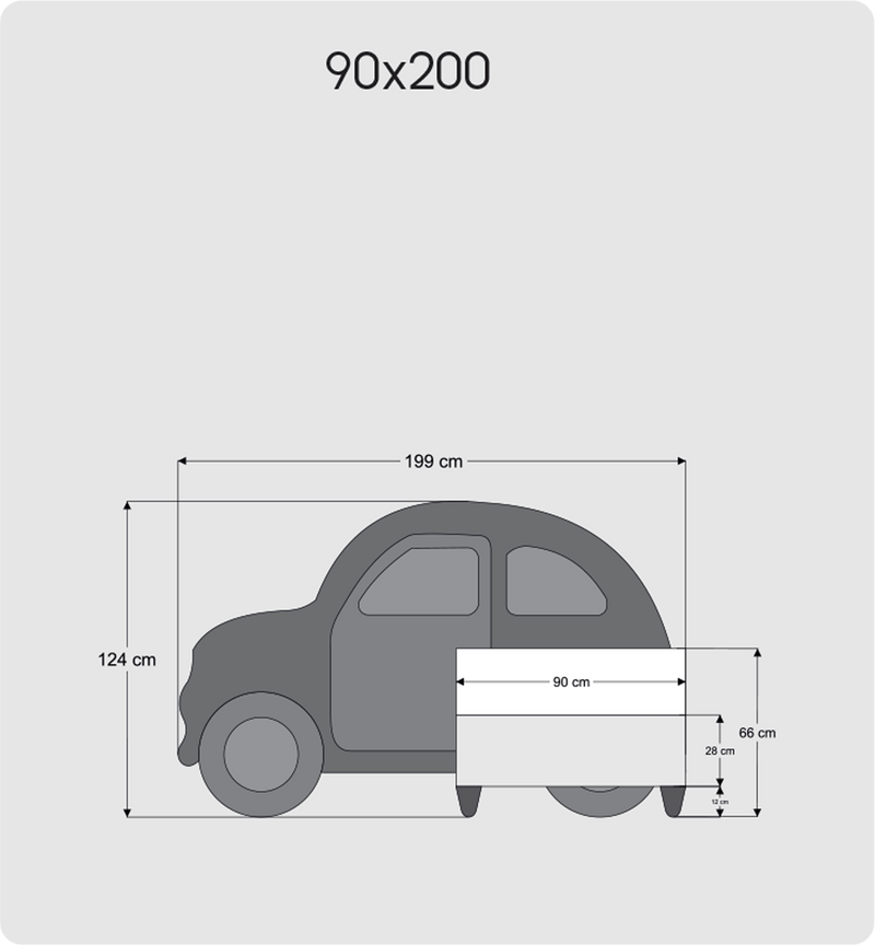 Atmacha Home And Living Kids Room Yellow Card Bed With Storage