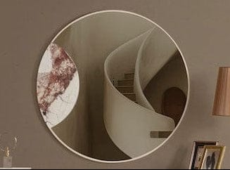 Atmacha Home And Living Mirror Taupe Cartier Mirror