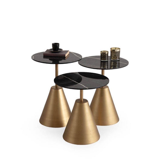 Atmacha Home And Living Nesting Table Dark Nesting Table