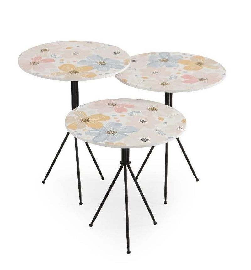 Atmacha Home And Living Nesting Table Flora Nesting Table