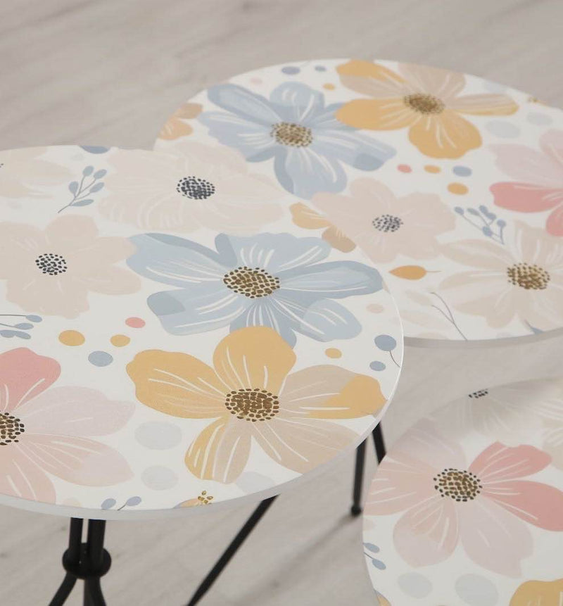 Atmacha Home And Living Nesting Table Flora Nesting Table