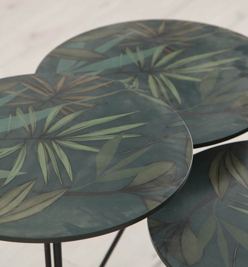 Atmacha Home And Living Nesting Table Leaf Nesting Table