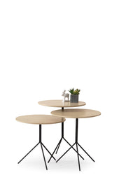 Atmacha Home And Living Nesting Table Milky Nesting Table