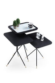 Atmacha Home And Living Nesting Table Standard Diamond Nesting Table