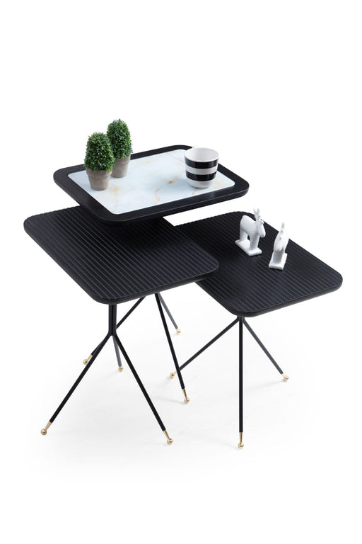 Atmacha Home And Living Nesting Table Standard Diamond Nesting Table