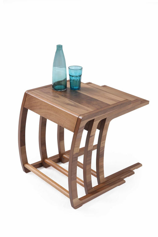 Atmacha Home And Living Nesting Table Walnut / Walnut Prada Nesting Table
